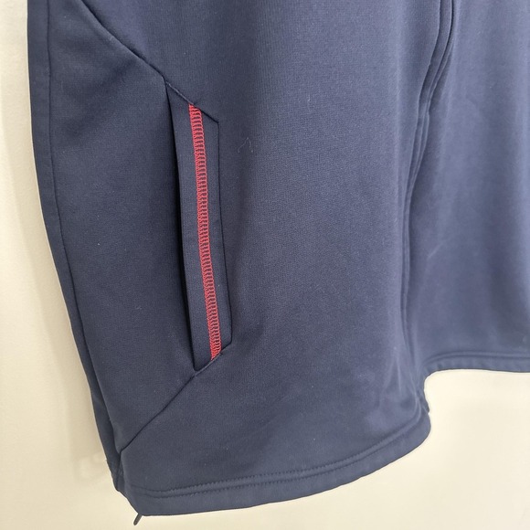 Washington Wizards Jacket Mens Large Blue Red NBA Basketball ClimaWarm Adidas - Picture 11 of 16